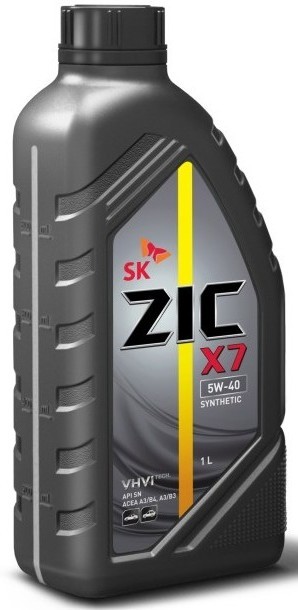 Масло ZIC X7 5W40