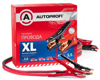 Провода прикуривателя AUTOPROFI 450A 3,5м морозостойкие